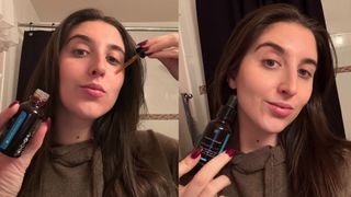 Marisa Petrarca using SkinCeuticals Hyaluronic Acid Intensifier