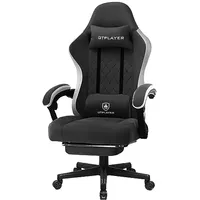 GTPlayer Fabric Chair With Footrest GTPlayer Fabric Chair With Footrest