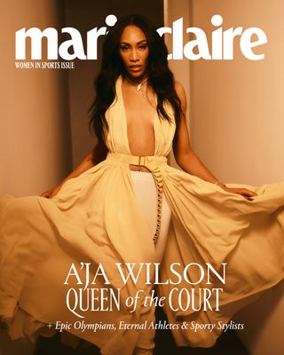 A'ja Wilson on the cover of Marie Claire 