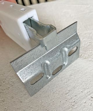 Concealed kitchen cabinet brackets