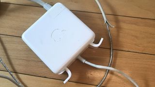 Frayed MacBook charger