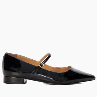 Dune Hastas Pointed Patent Mary Janes