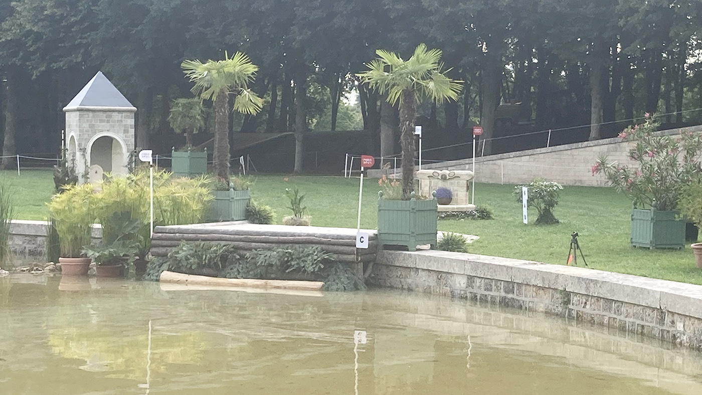 Paris Olympics cross-country course: fence 5c