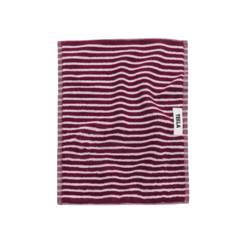 TEKLA, Bordered Organic-Cotton Hand Towel 