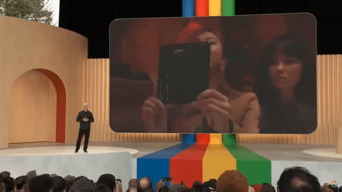 Modo tradutor do Google Pixel Fold