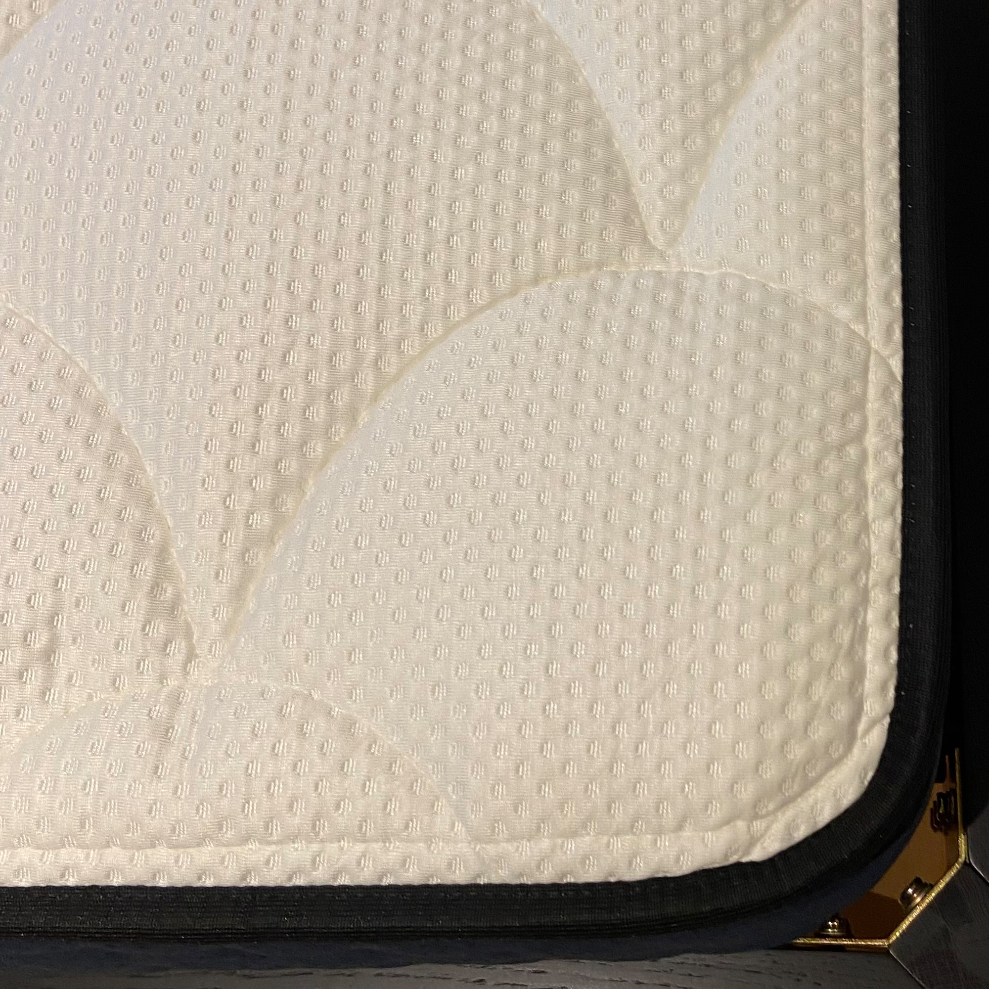The DreamCloud Hybrid mattress being tested