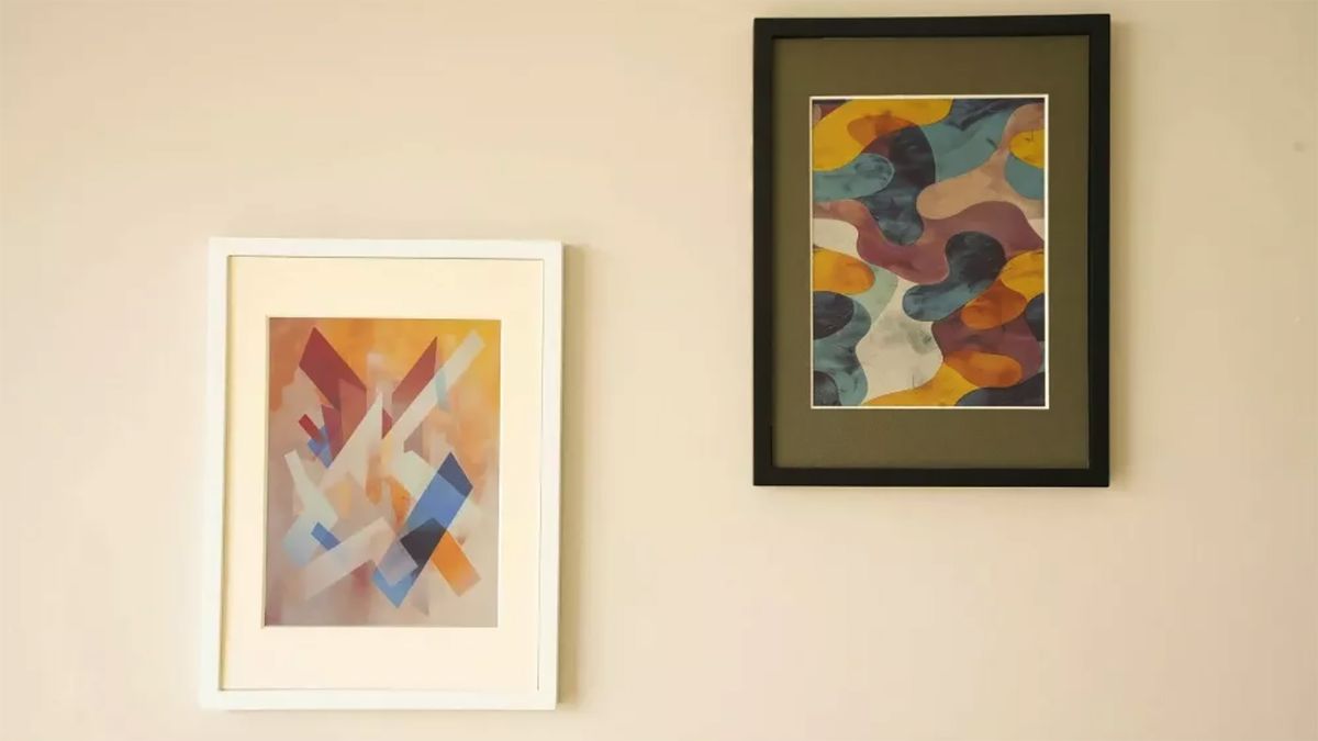 The Reflection e-ink art frame.