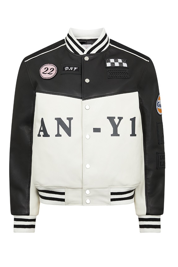 Reformation Veda Marco Leather Oversized Bomber