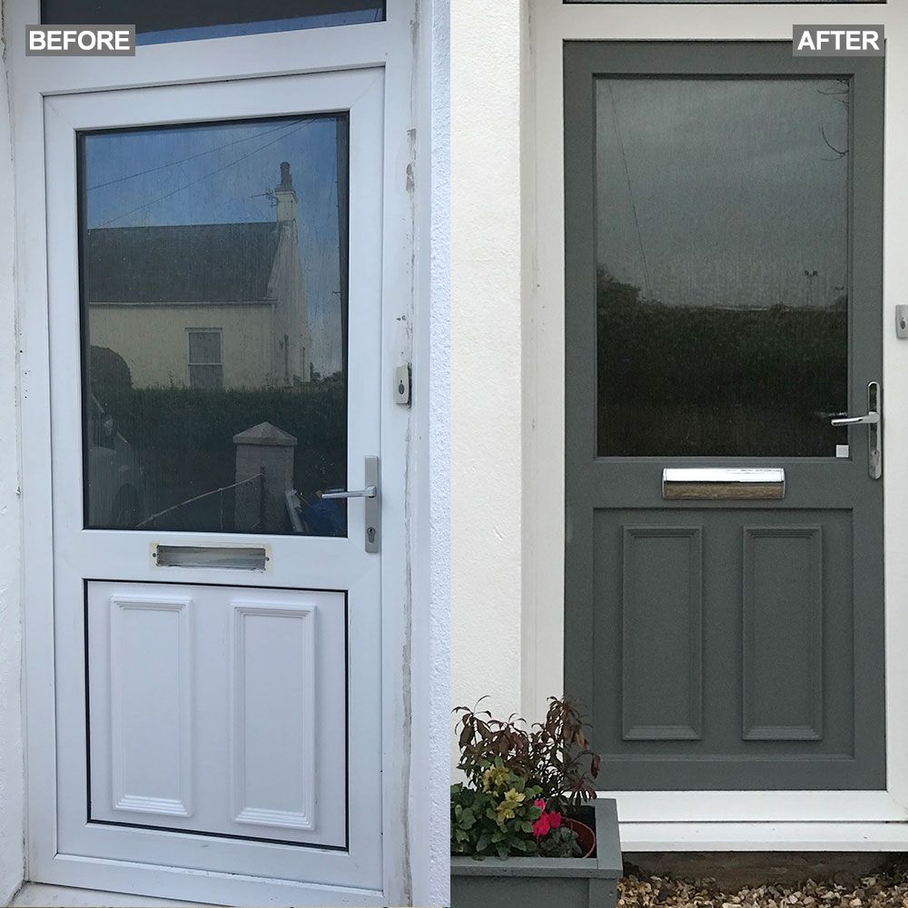 DIY job shows how newly painted front door can add kerb appeal to homes