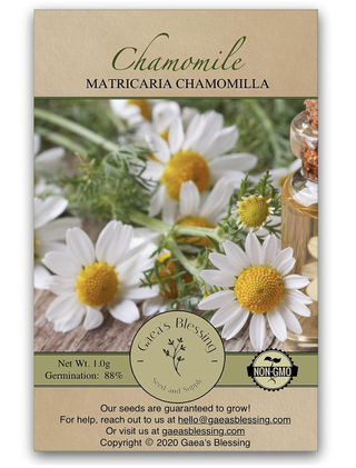 chamomile seeds packet