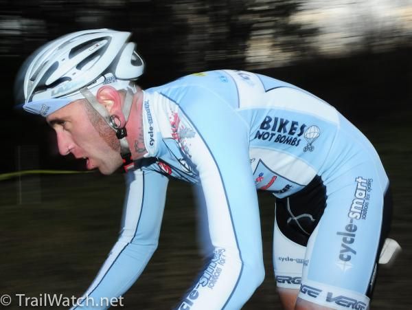 Adam Myerson (Cycle-Smart) riding third wheel