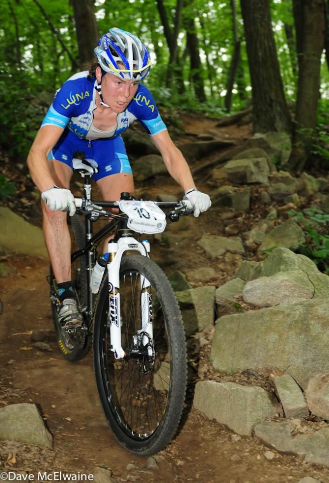 After a disastrous start, defending champion Georgia Gould (Luna Pro Team) worked her way back to sixth place.