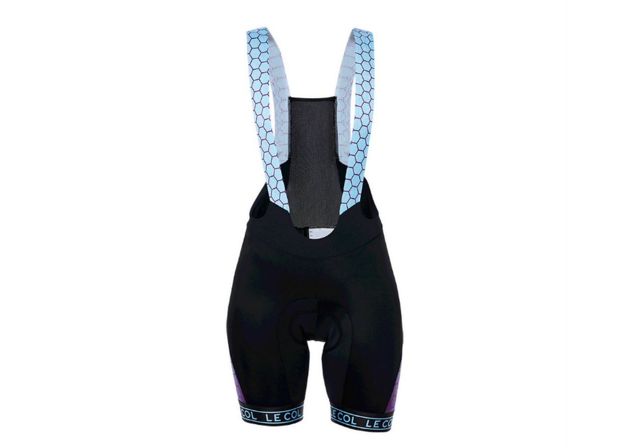 Le Col women&#039;s HC sky blue hex bib shorts