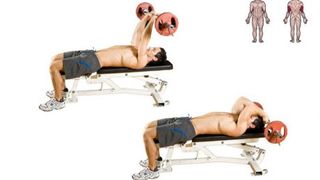 Lying triceps extension