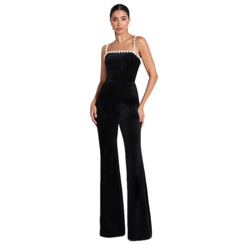 Nadine Merabi , Cara Black Jumpsuit