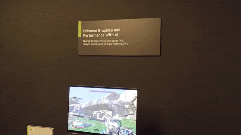 GIF of Nvidia RTX Spark laptop