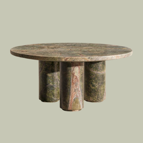 Tisbury Coffee Table, Jurassic Green Marble