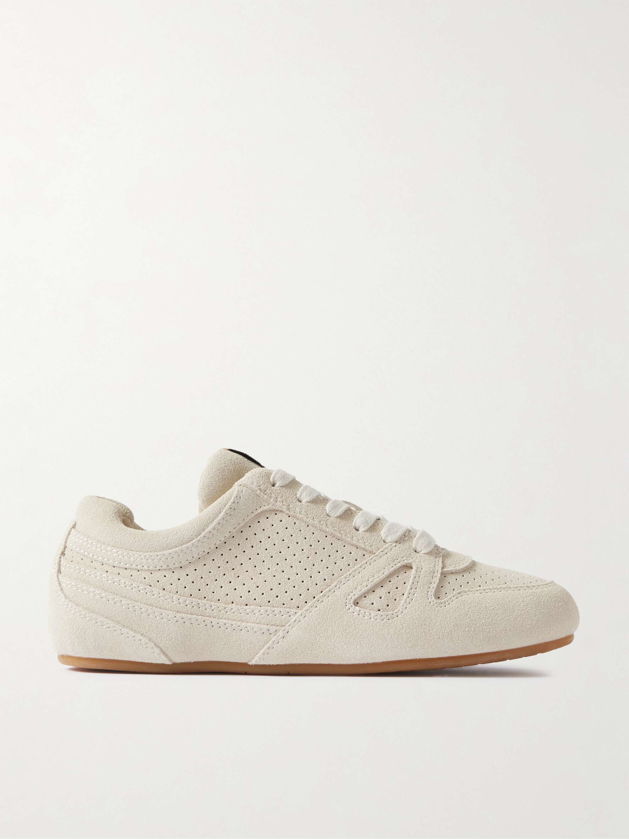 Senny Perforated Suede Sneakers