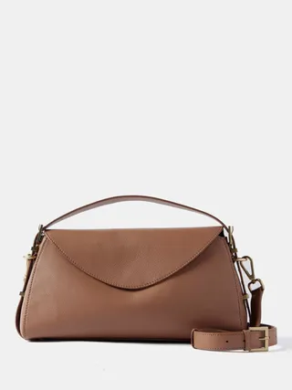 Mint Velvet Leather Shoulder Bag