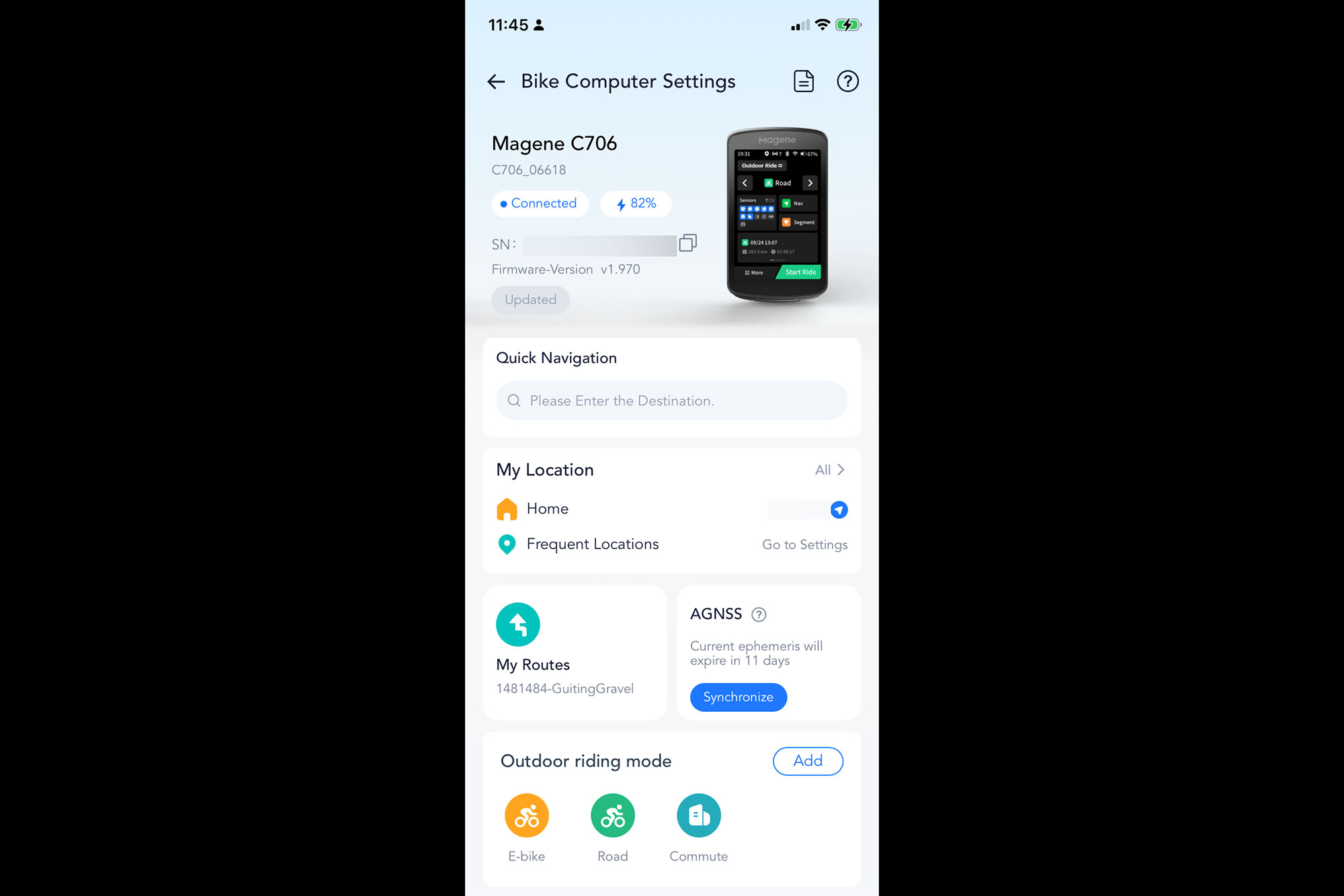 iPhone screenshot showing OnelapFit Home Screen