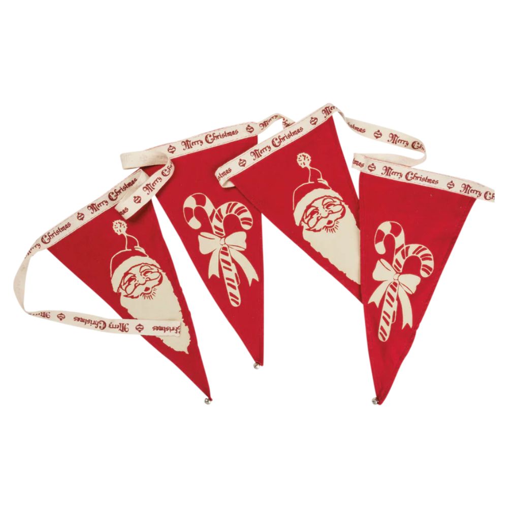 Santa Felt Pennant Banner