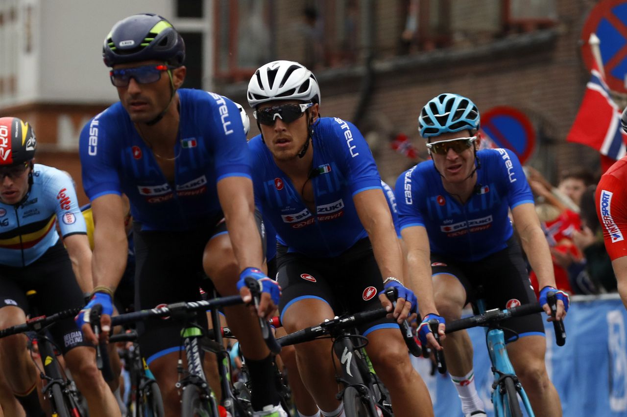Matteo Trentin (Italy) in the peloton