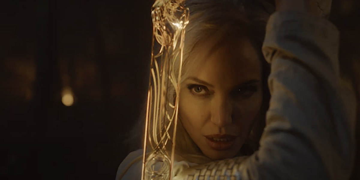 Angelina Jolie as Thena in Eternals