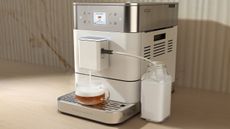 KitchenAid KF6 espresso machine in Porcelain White