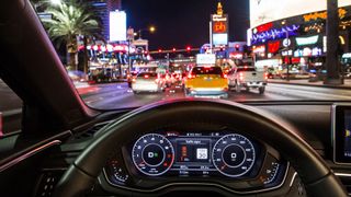 Audi's Time to Green in action in Las Vegas