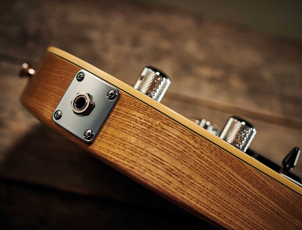 Apart from going through Yamaha&rsquo;s IRA technology, the neatly bound two-piece body is a light ash, which is becoming quite a rarity in the mainstream guitar world.