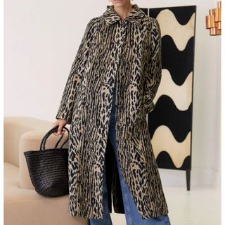 Rixo Milly Leopard Coat 