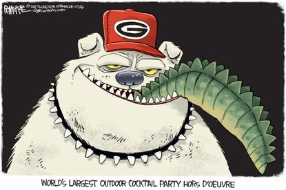 U.S. Georgia Florida football rivalry UGA UF bulldog gator