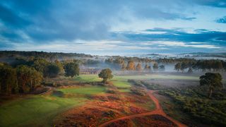 Hankley Common Golf Club from above