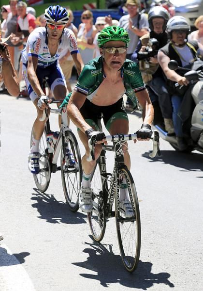 Thomas Voeckler (Europcar) in action during stage 16.