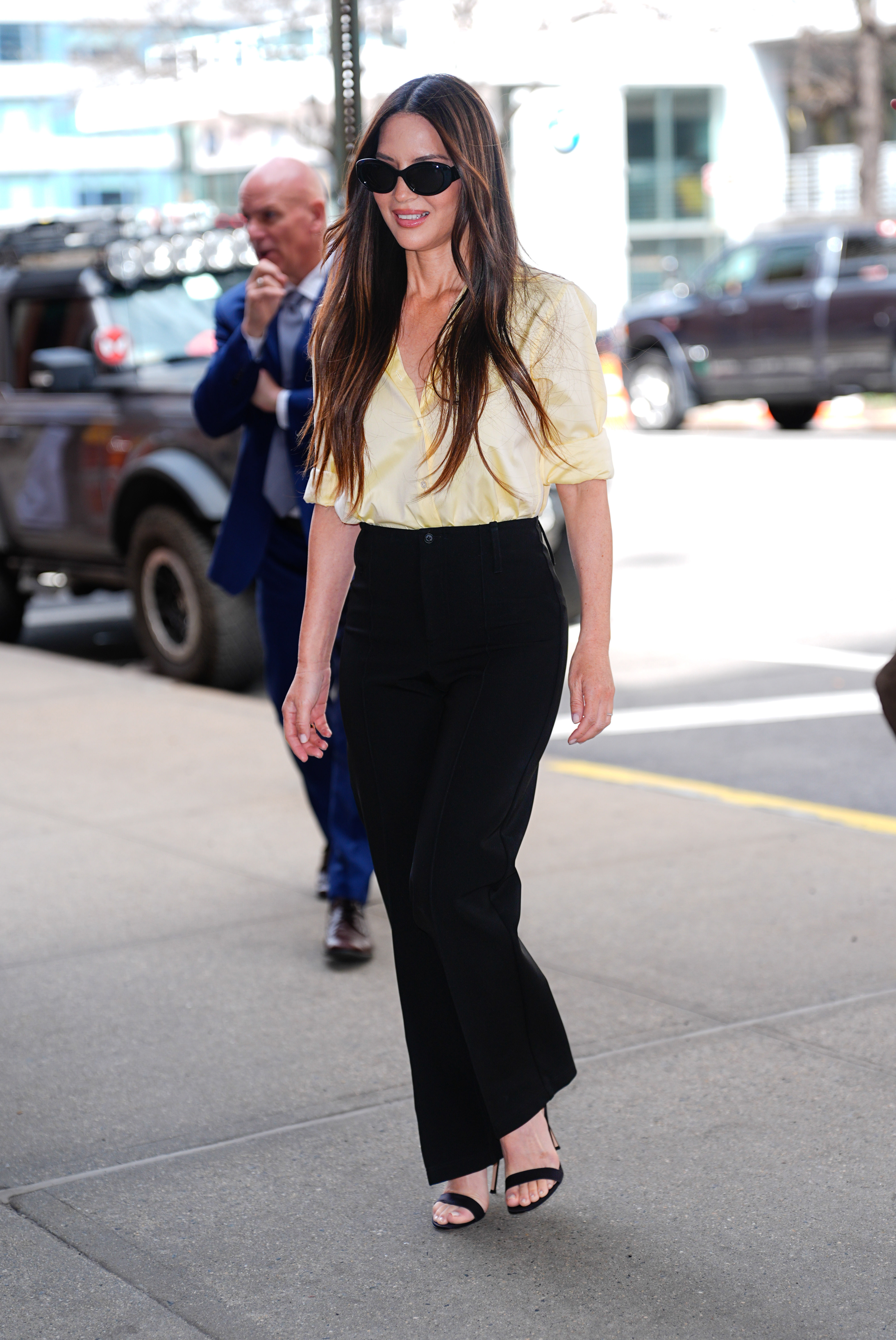 Olivia Munn wore the butter yellow trend in summer 2026 April 1