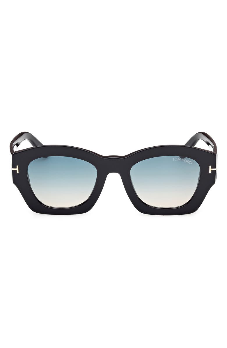 Guilliana 52mm Gradient Geometric Sunglasses