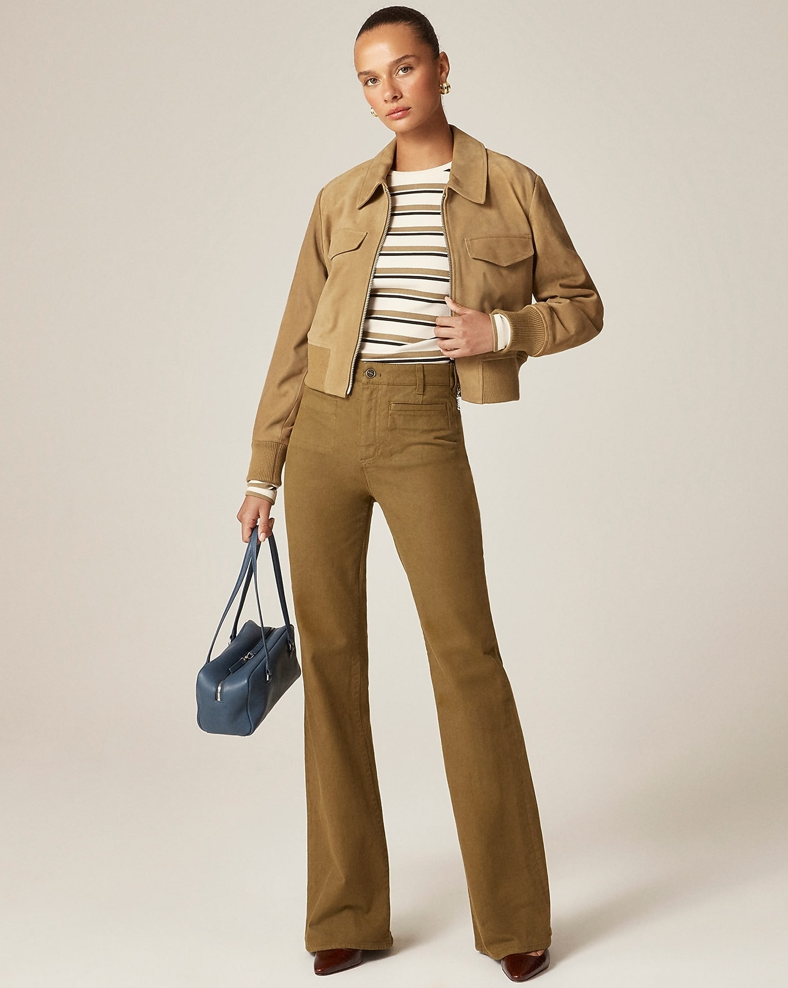 Vintage Flare Pant in Washed Twill