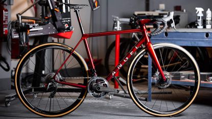 Image shows Angle Cycle Works all-road bike