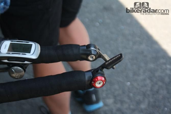 Martin&rsquo;s mechanical SRAM Red shifters provide predictable shifting