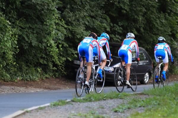 Russia were third on the team time trial