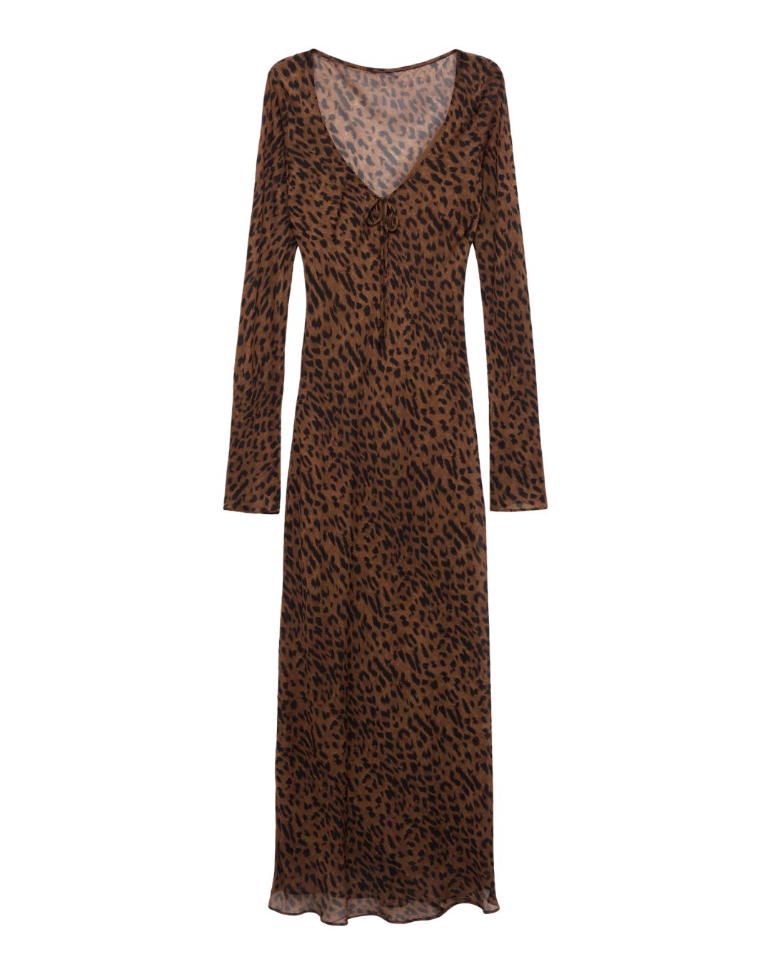 Mango leopard print dress