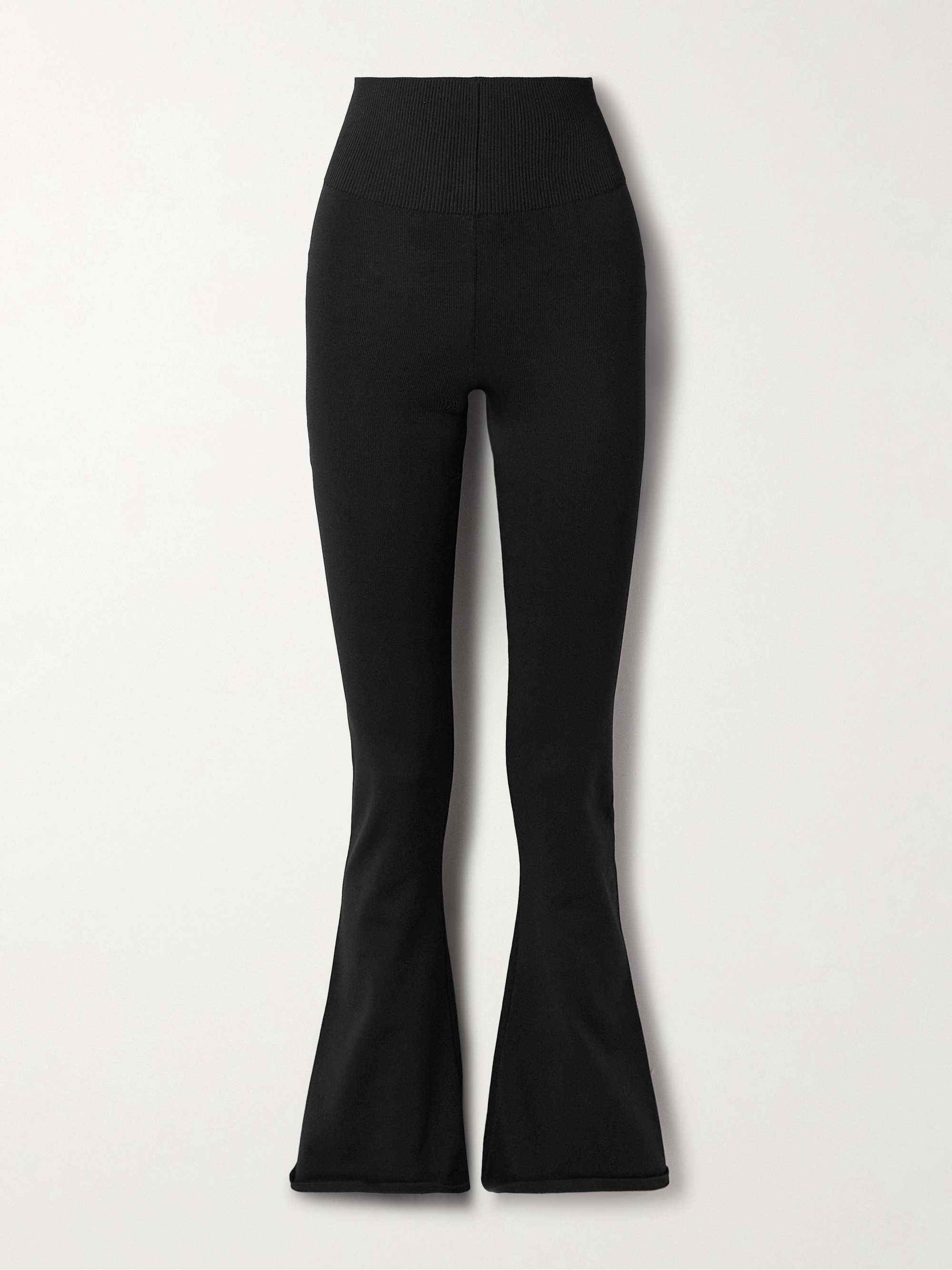 Stretch-Jersey Flared Leggings