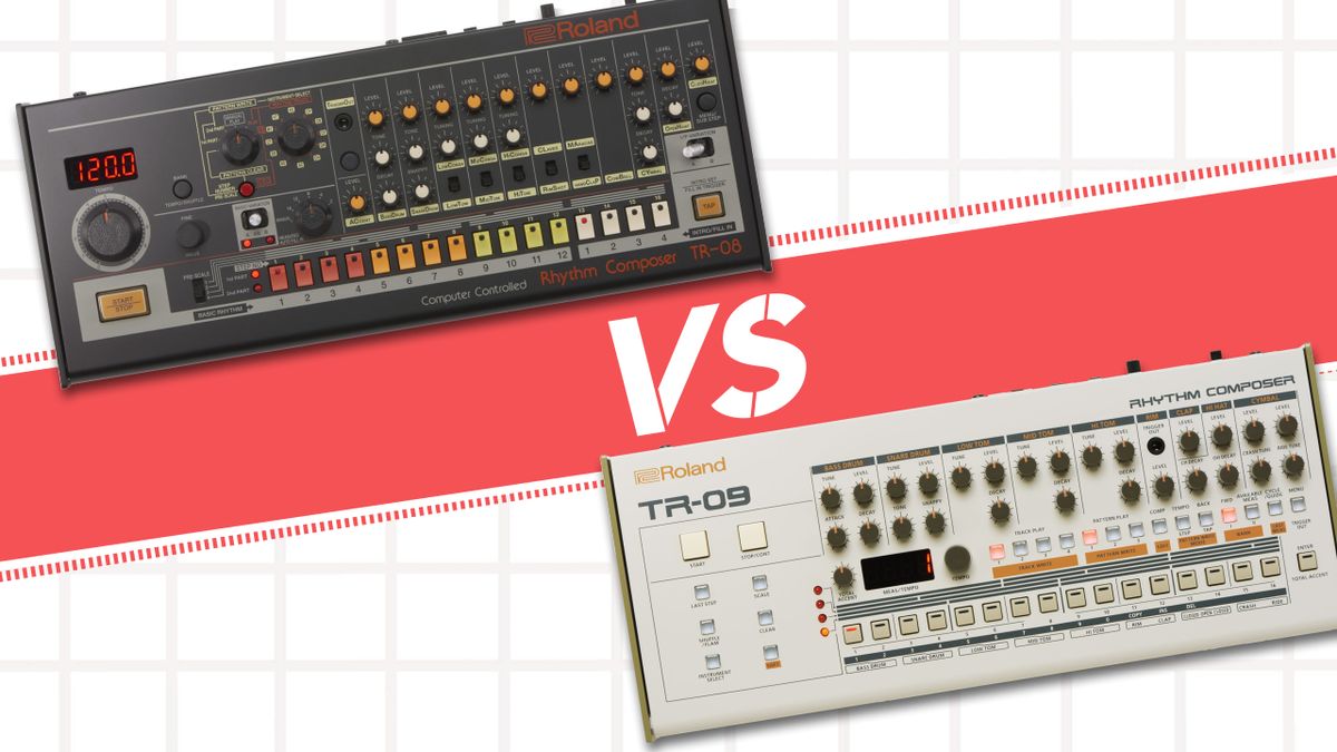 Roland TR-08 vs TR-09: Tr-08 and TR-09 grouped