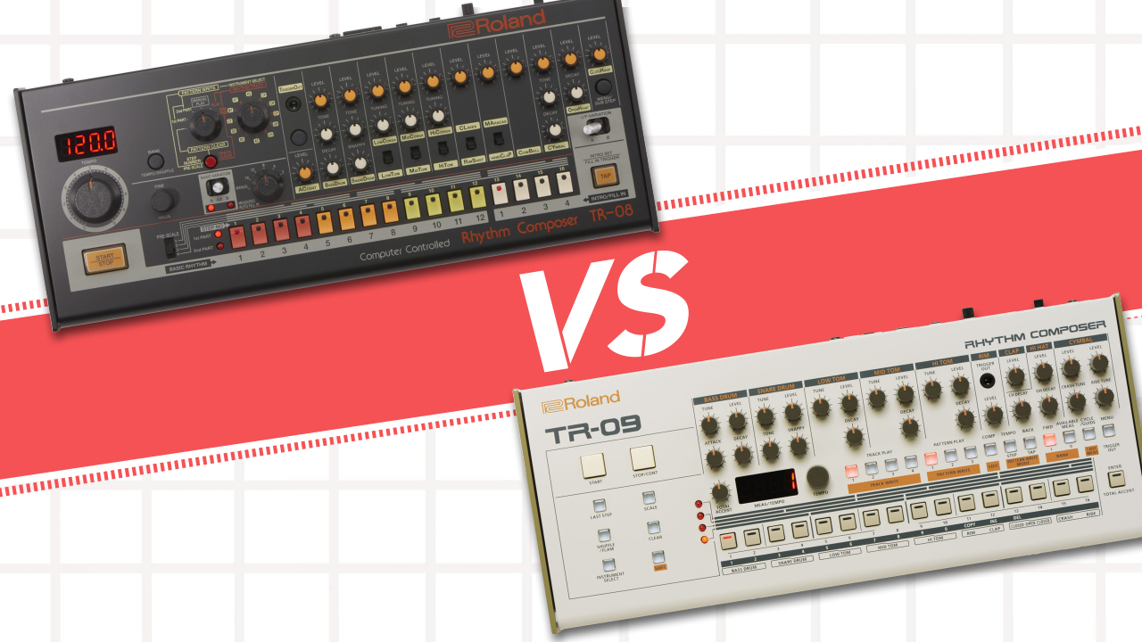 TR-08 vs TR-09: how do Roland's new breed of digital drum machines stack  up? | MusicRadar