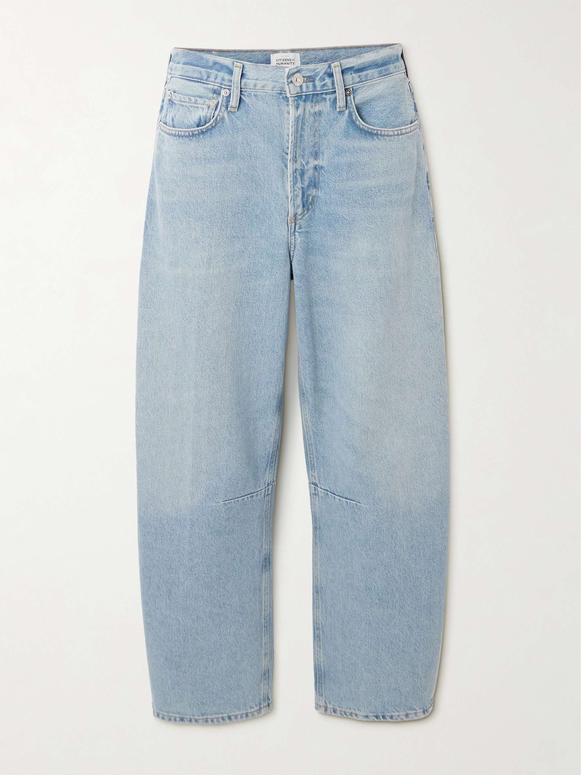 Miro Mid-Rise Barrel-Leg Recycled Jeans