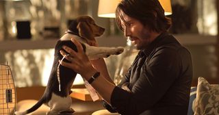 John Wick Review with Keanu Reeves dog