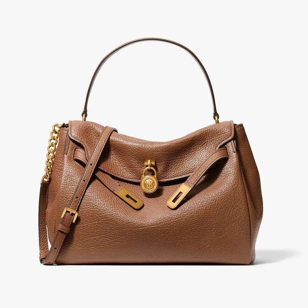 Michael Kors, Hamilton Moderne Large Textured Leather Slouchy Satchel