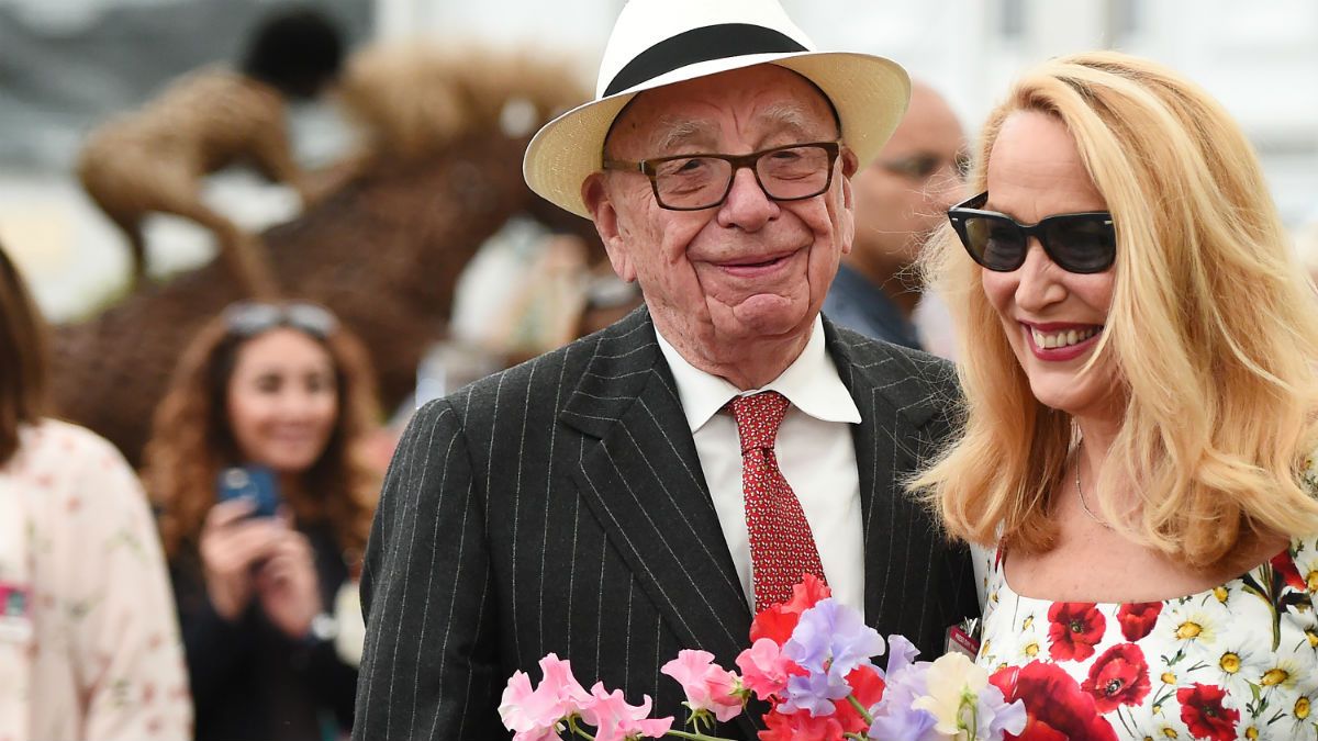 Life is blooming for media mogul Rupert Murdoch and his new wife, Jerry Hall