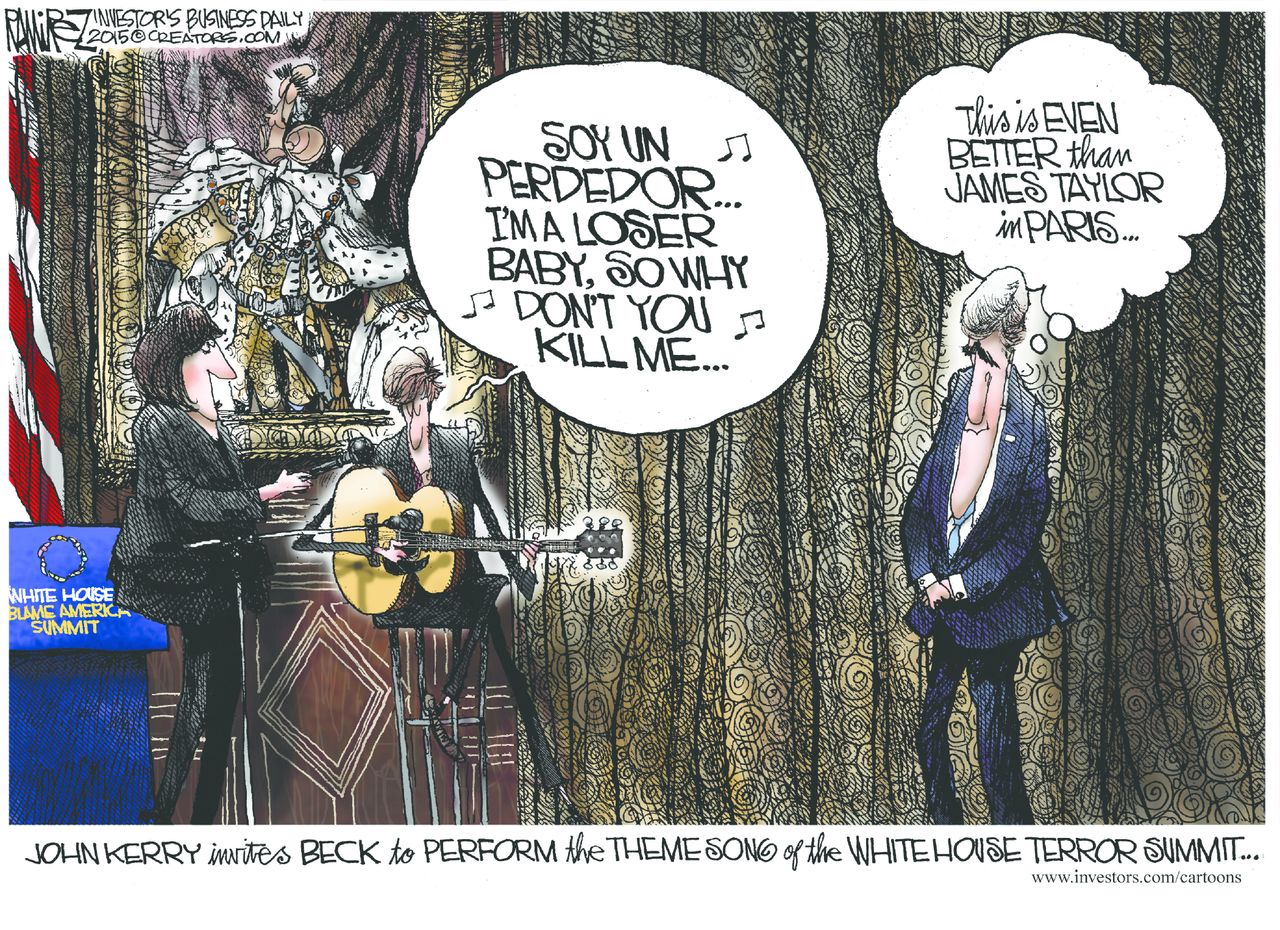 
Political cartoon U.S. Kerry