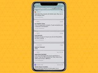 how to mute notifications on your iphone in notification center